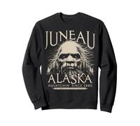 Juneau Alaska Bigfoot 1880 Sasquatch Ivory Art Sweatshirt