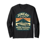 Juneau Alaska Cruise Capital Shirt Inside Passage Souvenir Long Sleeve T-Shirt