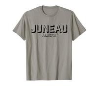 Juneau Alaska - Juneau AK Block T-Shirt