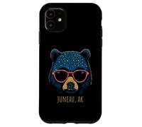 Juneau Alaska USA Bear Wearing Sunglasses Design Case for iPhone 11