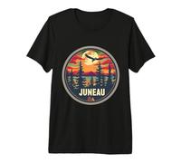 Juneau Alaska Vacation Wildlife Bears Moose Adventure Premium T-Shirt