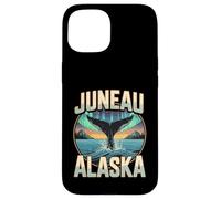 Juneau Alaska Whale Northern and Lights Landscape Case for iPhone 15