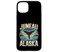 Juneau Alaska Whale Northern and Lights Landscape Case for iPhone 15 Plus
