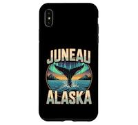 Juneau Alaska Whale Northern and Lights Landscape Case for iPhone XS Max