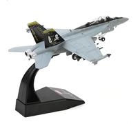 JUNENTER 1/100 Scale F/A-18 Super Hornet Fighter Model US Navy Assault Plane VFA 103 Jolly Rogers Miniature Metal Diecast Airplane Model Kit with Stand for Adult Collection and Gift