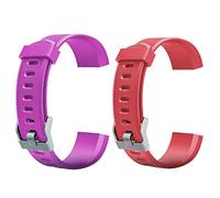 Junerain 2pk ID 115plus HR Replement Straps,Colorful Replement Watchband for I15 Plus Hr Smart Watch,Wristbands Strap for Fitns Watch