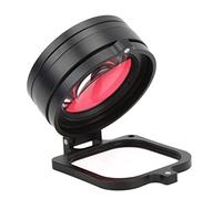 JUNESTAR 16x HD Macro Lens Red Purple Diving Filter 58mm AdapterLens Cap for Hero 9