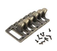 JUNESUN 6x Handle File Name Card Cabinet Label Holder Antique Brass Drawer Pull Frame