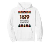 Juneteenth 1619 Honoring Anscetors Black History Month Pullover Hoodie