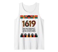 Juneteenth 1619 Honoring Anscetors Black History Month Tank Top