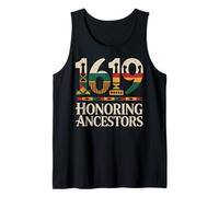 Juneteenth 1619 Honoring Anscetors Black History Month Tank Top