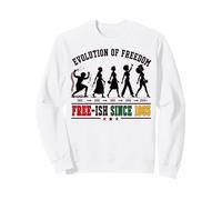 Juneteenth 1865 Black History Evolution Of Freedom Sweatshirt