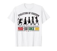 Juneteenth 1865 Black History Evolution of Freedom T-Shirt