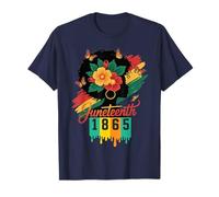 Juneteenth 1865 Black Women Pride and Freedom Celebration T-Shirt