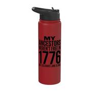 Juneteenth 1865 Freedom Ancestors Celebration Stainless Steel Insulated Water Bottle