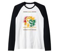 Juneteenth 1865 Honor The Journey of Freedom Raglan Baseball Tee