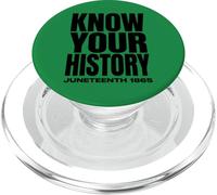 Juneteenth 1865 Know Your History Freedom Day PopSockets PopGrip for MagSafe
