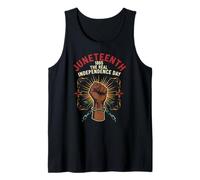 Juneteenth 1865 The Real Independence Day Vintage Mens Tank Top