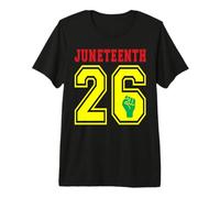 Juneteenth 2026 Black African American Freedom Day June 17 Premium T-Shirt
