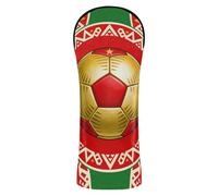 Juneteenth 2026 World Cup Soccer Ball Golf Head Covers Premium Leather Headcovers with Number Tags Designed to Fit All Woods and Drivers cover para carro de golf
