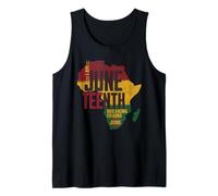Juneteenth Africa Breaking Chains June 19th 1865 Freedom Day Tank Top