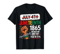 Juneteenth African American Juneteenth Freedom Black History T-Shirt