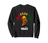 Juneteenth Black 1865 Freedom History Month Queen Sweatshirt