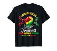 Juneteenth Black American Feedom 1865 Juneteenth Men Women T-Shirt