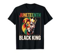 Juneteenth Black King African American Lion Melanin 1865 T-Shirt