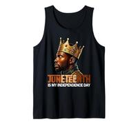 Juneteenth Black King Independence Day Melanin Dad Men Tank Top