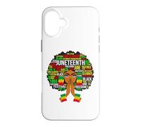 Juneteenth Black Queen Melanin Women Sista Mother Queens Fun Case for iPhone 16 Plus