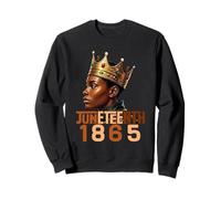 Juneteenth Black Women 1865 Independence Day Melanin Mom Sweatshirt