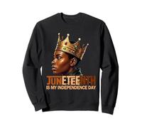 Juneteenth Black Women Independence Day Melanin Mom Sweatshirt