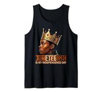 Juneteenth Black Women Independence Day Melanin Mom Tank Top