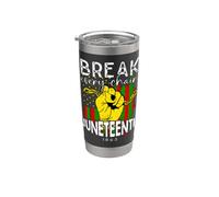 Juneteenth Break Every Chain Since 1865 African American Stainless Steel Insulated Tumbler