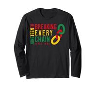 Juneteenth Breaking Every Chain Long Sleeve T-Shirt