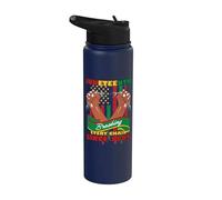Juneteenth Breaking Every Chain Since 1865 Freedom Day Pride Stainless Steel Insulated Water Bottle