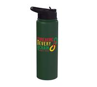 Juneteenth Breaking Every Chain Stainless Steel Insulated Water Bottle