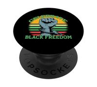 JUNETEENTH CELEBRATE BLACK FREEDOM broken chains Meme PopSockets Adhesive PopGrip