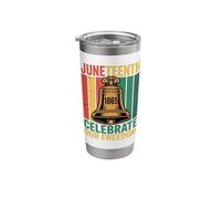 Juneteenth Celebrate Our Freedom 1865 Black History Dad Stainless Steel Insulated Tumbler
