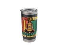 Juneteenth Celebrate Our Freedom 1865 Black History Dad Stainless Steel Insulated Tumbler