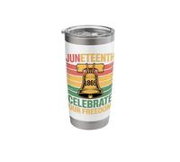 Juneteenth Celebrate Our Freedom 1865 Black History Event Stainless Steel Insulated Tumbler