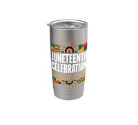 Juneteenth Celebration Unity & Pride Cultural Awareness Stainless Steel Insulated Tumbler