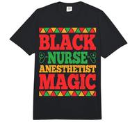 Juneteenth CRNA Black Nurse Anesthetist Magic Black History Comfort Colors Adult Heavyweight T-Shirt