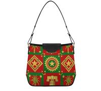 Juneteenth Drum Africa Shoulder Bags Women's Trendy Purses Tote Bag Detachable Straps for Work Travel Gym, Juneteenth Bell Ringing, One Size