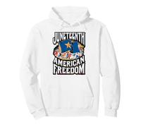 Juneteenth Emancipation Day Pride Design Pullover Hoodie