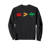 Juneteenth Equality Greater than Division Equal Human Rights Sweatshirt