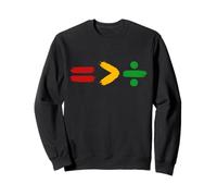 Juneteenth Equality is Greater Than Division Sweatshirt