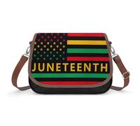 Juneteenth Flag Black Liberation Month Women's Crossbody Bag Fashion Purses Small Shoulder Handbags with Adjustable Strap