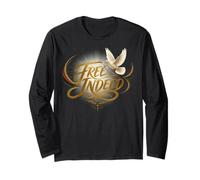 Juneteenth Free Indeed Dove Broken Chain Long Sleeve T-Shirt